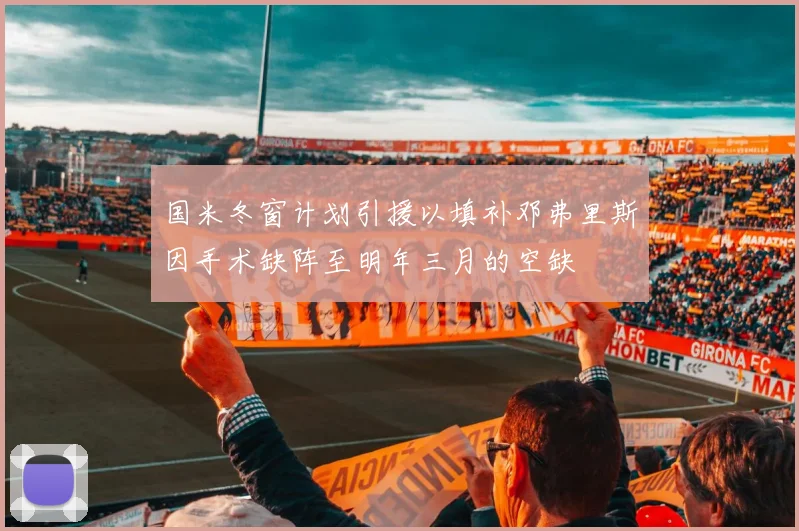 国米冬窗计划引援以填补邓弗里斯因手术缺阵至明年三月的空缺